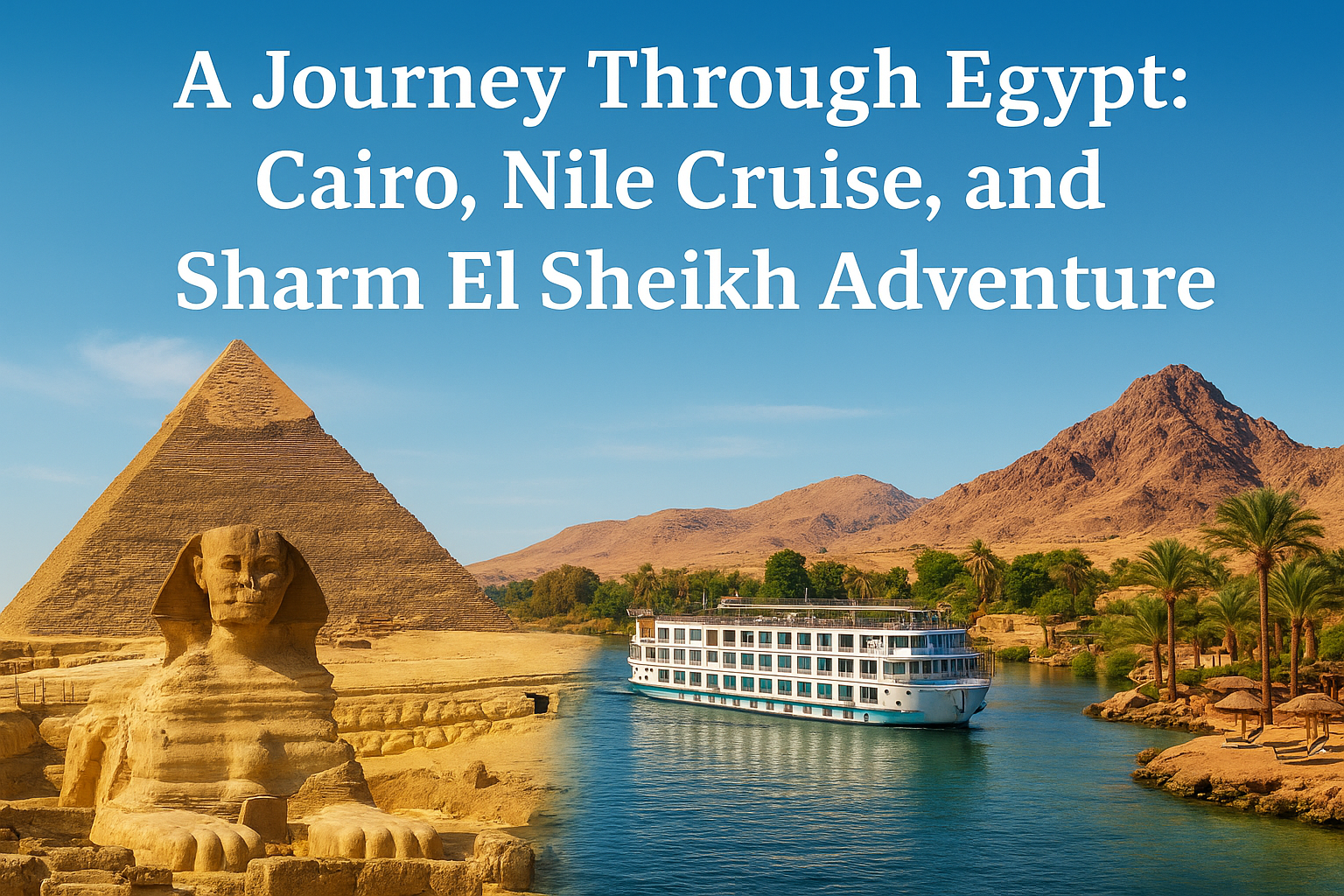 A Journey Through Egypt: Cairo, Nile Cruise, and Sharm El Sheikh Adventure