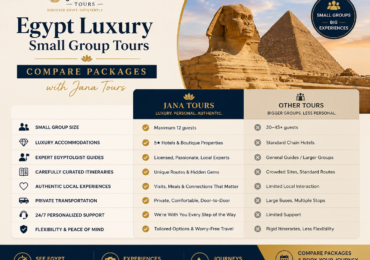 Egypt Luxury Small Group Tours Compare Packages with Jana Tours