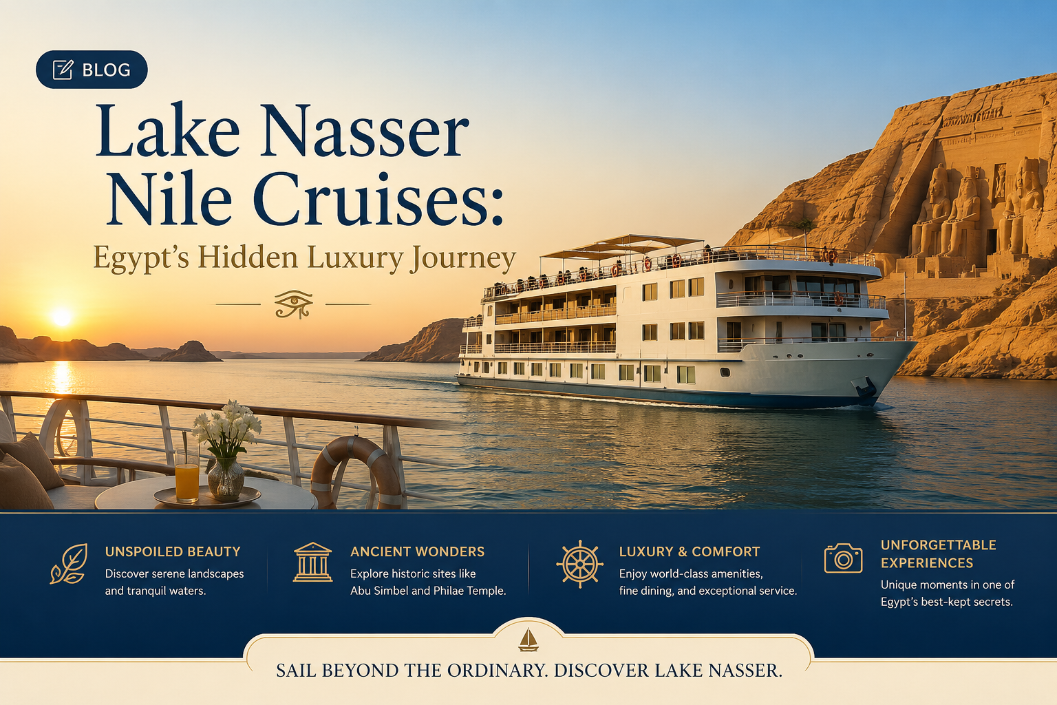 Lake Nasser Nile Cruises Egypt’s Hidden Luxury Journey