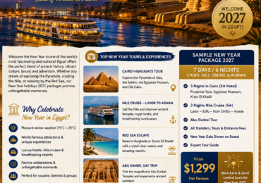 Egypt New Year Holidays 2027 Unforgettable Tours & Travel Packages