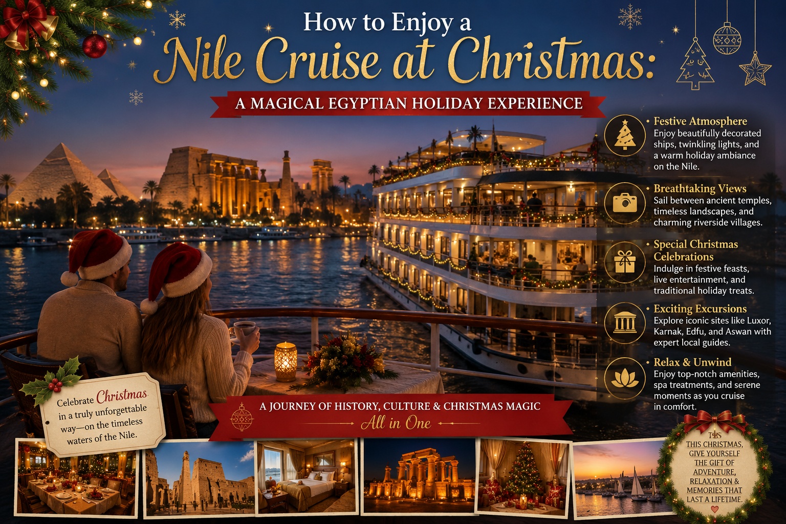 How to Enjoy a Nile Cruise at Christmas