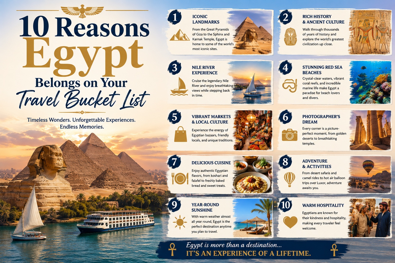 10 Reasons Egypt Belongs on Your Travel Bucket List